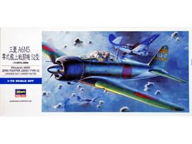 Hasegawa - Mitsbishi A6M5 Zero Fighter (Zeke) Type 52 [Japanese Navy Carrier Fighter], 1/72, 00452
