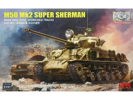 Rye Field Model - Israeli Tank M50 Mk2 SUPER SHERMAN Upgrade Version, 1/35, RFM-5151