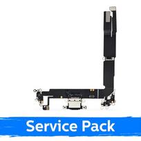 Įkrovimo lizdas skirtas Apple iPhone 16 Plus su flex / baltas / (Service Pack)