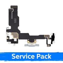 Įkrovimo lizdas skirtas Apple iPhone 15 su flex / rožinis / (Service Pack)
