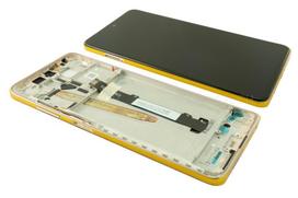 LCD ekranas Xiaomi Poco X3 Pro/X3/X3 NFC su jutikliniu ekranu ir rėmeliu Metal Bronze originalus (service pack)