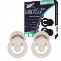 Ausų kamštukai miegui Medi Sleep XS / S / M / L dydžio, smėlio spalvos