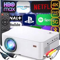 Išmanusis projektorius Retoo Full HD 4K WiFi 9000lm LCD LED su „Bluetooth“ ir „Android“