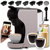 Kapsulinis kavos aparatas CAMRY CR4414BM suderinamas su Nespresso, Dolce Gusto, Tchibo + stiklinės