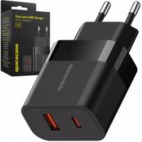 SPARTAS TINKLO ĮKROVIKLIS TELEFONUI USB USB-C TIPAS-C 20W 3A UNIVERSALUS