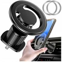 Alogy MagSafe telefono laikiklis į automobilio groteles su galingu magnetu