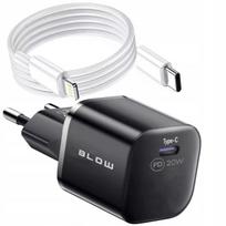 Galingas greitas mini USB-C tinklo įkroviklis 20W QC 3.0 kabelis su adapteriu