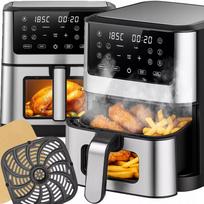Oro gruzdintuvė AIRFRYER didelės galios kepimo prietaisas su 8L talpos dubeniu ir 12 programų