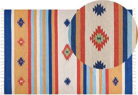 Beliani medvilninis kilim kilimas 200 x 300 cm daugiaspalvis TARONIK