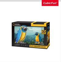 Cubic Fun Puzzle 3D 88 pieces Blue-throated macaws