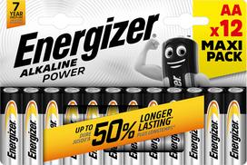 Energizer battery Alkaline Power AA CHP12