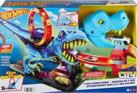Mattel HOT WHEELS CITY rinkinys – Dinozauras su kilpa (HKX42)