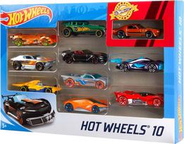 Mattel HOT WHEELS dešimties automodeliukų rinkinys (54886)