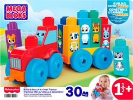 Mattel MEGA BLOKS konstruktorius – traktorius su gyvūnėliais (JKG33)