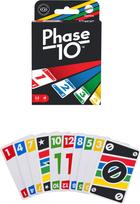 Mattel UNO PHASE 10 – sutampančių kortų žaidimas (FFY05)
