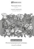 Russian (in cyrillic script) - norsk (bokmål), visual dictionary, BW: BABADADA Russian (in cyrillic script) - Norwegian (Bokmål), visual dictionary, BW