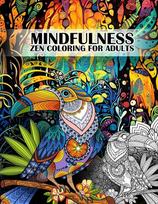 Mindfulness Coloring Book for Adults: Amazing Zen and Mandala Animals