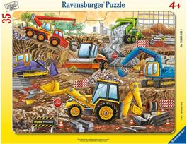 Dėlionė rėmelyje RAVENSBURGER Everyone is working, 35 det.