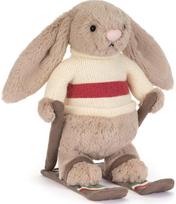 Pliušinis žaislas zuikis BASHFUL Bunny Gold Medal Ski Outfit