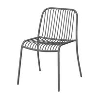 Pilkos spalvos metalinė sodo kėdė Yua Wire – Blomus