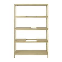 Natūralios spalvos pastatoma lentyna iš ąžuolo 105x170x40 cm Sukoya – Blomus