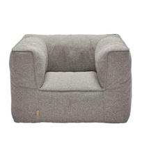Taupe spalvos paminkštinto audinio sodo krėslas Grow – Blomus