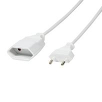 Logilink Ethernet cable Euro CEE 7/16 plug to box, 2m, White