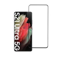 Tempered Glass Blue Star - SAMSUNG Galaxy S21 Ultra Full Face (full glue/case friendly) - black