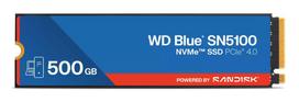 WESTERN DIGITAL SSD POWERED BY SANDISK Blue SN5100 500GB M.2 2280 PCIe Gen4x4 NVMe QLC 3D