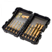 Grąžtų rinkinys DEWALT Titanium Coated Drilling Set 10pcs