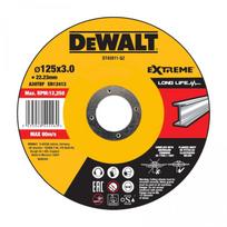 Pjovimo diskas, kampinis šlifuoklis DEWALT EXTREME 125mm x 3mm Cutting Disc