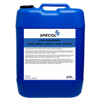 Variklio alyva SPECOL Spec Diesel 2000 CI-4/SL 15W40 20L