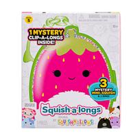SQUISHMALLOWS  CLIP-A-LONGS Herojai-siurprizai, 3 vnt., 2,5 cm