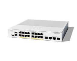 CISCO Catalyst 1300-16P-4X 20-Port Switch, PoE+ (120W) Stackable Rack 1HE