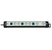 Brennenstuhl Brenn Premium-Line 6-way sw/ligrau 3m 3x2-way switchable