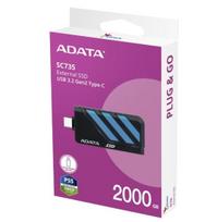 Adata External SSD Disk SC735 2TB U3.2C 1000/1000MB/s Blue
