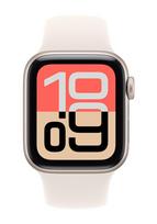 APPLE Apple Watch SE (GPS) 44mm, Starlight Aluminum Case with Starlight Sport Band - M/L