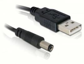 Delock USB Cable A - DC 5.5x2.1 St/St 1.00m