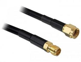 Delock HF Cable RP-SMA - RP-SMA St/Bus 2.00m