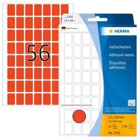 Herma Multi-purpose stickers red 12x18 mm Paper matte 1792 St.