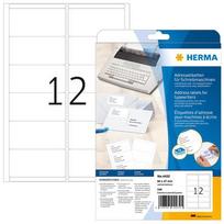 Herma Address sticker. 94x47 mm Paper matte Corners rounded 240 pieces.