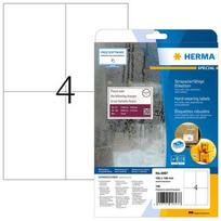 Herma Ethical. strain-resistant. A4 white 105x148 mm foil 100 pieces.