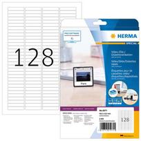 Herma A4 White Labels 43.2x8.5 mm Paper Matt 3200 Pieces.