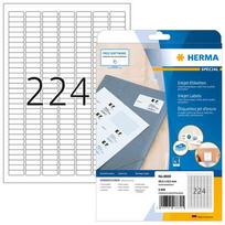 Herma A4 White Inkjet Labels 25.4x8.5 mm Paper 5600 St.