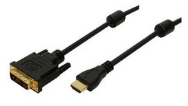 Logilink HDMI-DVI cable HDMI-DVI-D 19-pin Straight 3.00m black