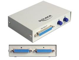 Delock D-Sub25 Switch 2 Inputs - 1 Output