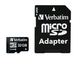 Verbatim SD MicroSD Card 32GB SDHC Premium Class10 + Retail Adapter