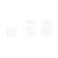 Logilink Dual SIM Card Adapter nano to micro, standard
