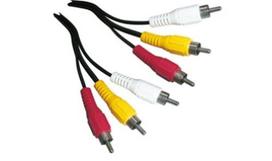 Schwaiger Audio cable AV Cinch cable 1.5m Black
