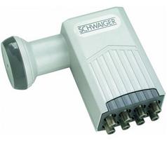 Schwaiger Octo-Switch LNB 40mm Black Weatherproof